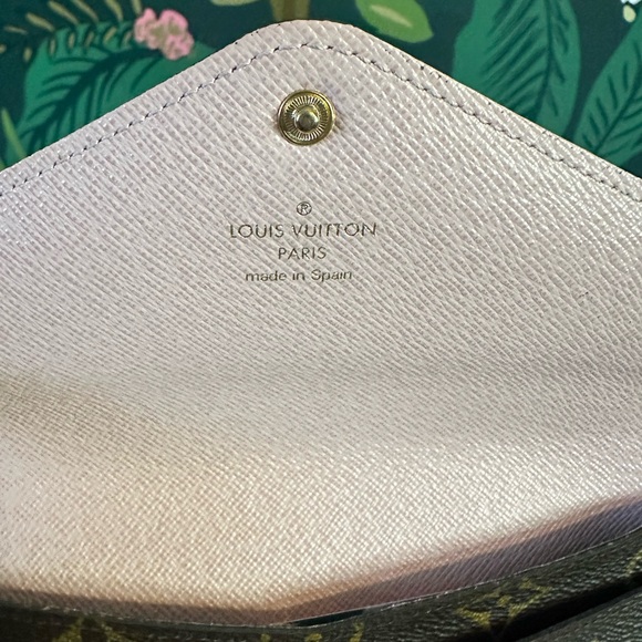 🏆SOLD🏆LOUIS VUITTON Josephine Monogram Rose Ballerine Wallet ❤️🦄 - Picture 6 of 11